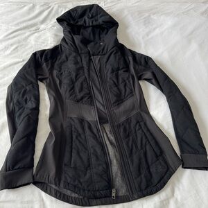 The North Face Women’s Psuedio Quilted Black Hooded Jacket Size XS